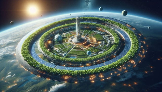 ISRO Chief Envisions Fully Sustainable Space Colony