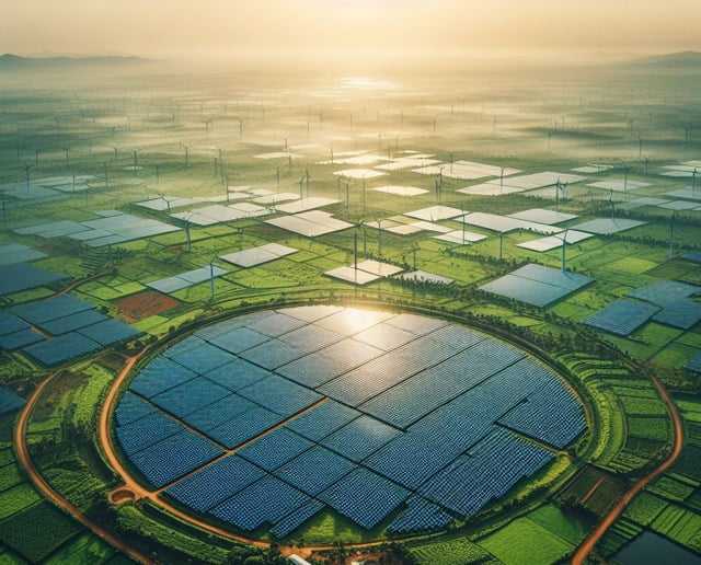 India's Solar Power Dominance Fuels Record Renewable Energy Growth in FY24