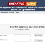 Breaking News BSE Odisha 10th Results