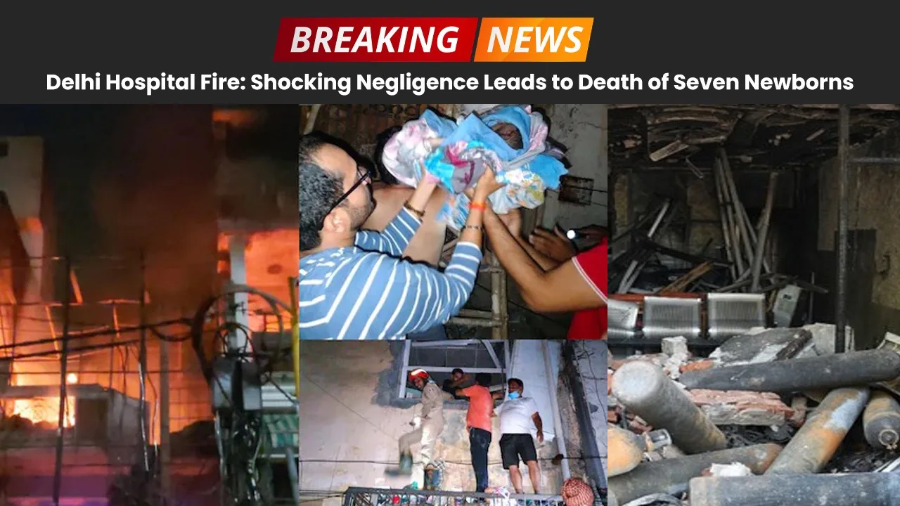 Delhi Hospital Fire Shocking Negligence Leads to Death of Seven Newborns