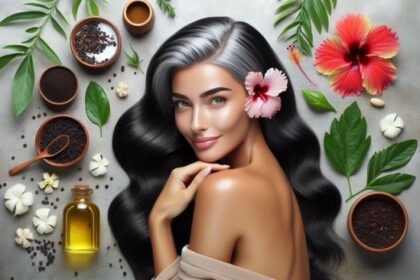 Discover 10 Natural Methods to Restore Grey Hair to its Youthful Black Hue