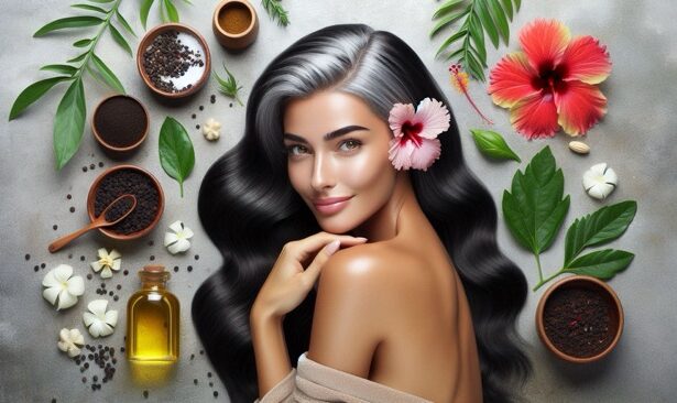 Discover 10 Natural Methods to Restore Grey Hair to its Youthful Black Hue