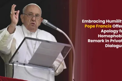Embracing Humility - Pope Francis Offers Apology for Homophobic Remark in Private Dialogue