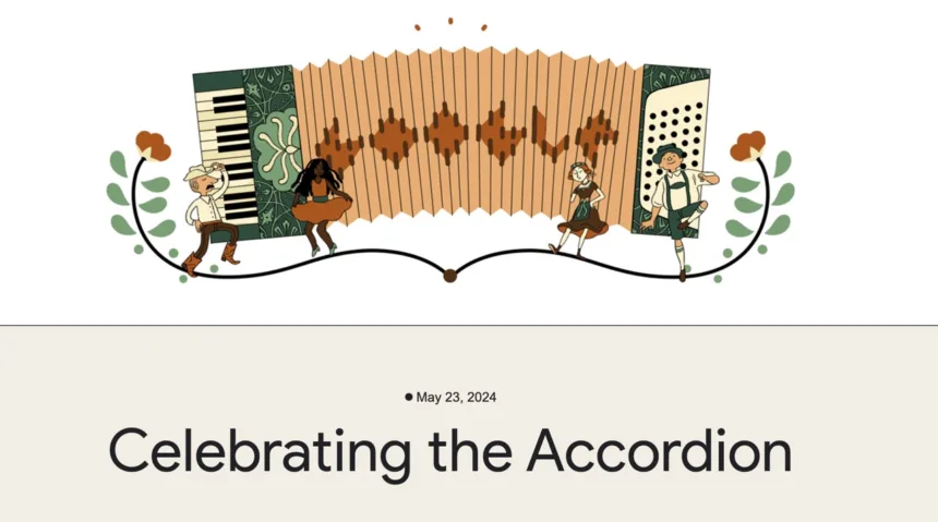 Google Doodle Honors the Accordion: Celebrating the Heartbeat of Folk Music.