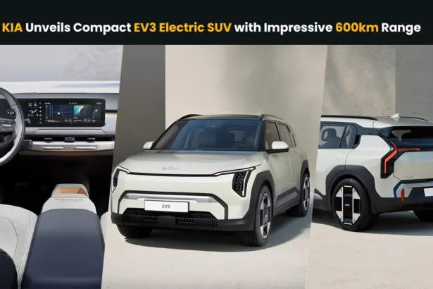 Kia Unveils Compact EV3 Electric SUV with Impressive 600km Range