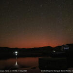 Luminous Ladakh: Solar Storms Ignite Spectacular Skies with Auroral Brilliance.