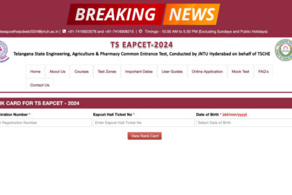TS EAMCET 2024 Results Announced: Check Your Scores at eapcet.tsche.ac.in, direct Link below.