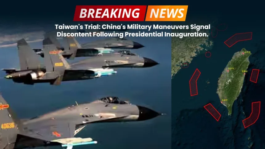 Taiwan's Trial China's Military Maneuver Large