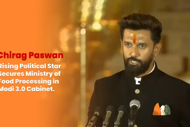 Chirag Paswan Rising Political Star Secures Ministry of Food Processing in Modi 3.0 Cabinet