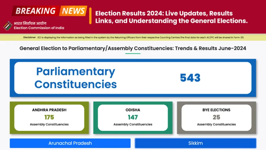 Election Results 2024 - Live Updates, Results Links, and Understanding the General Elections