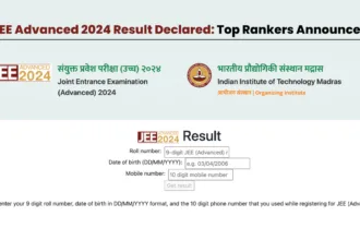 JEE Advanced 2024 Result Declared - Top Rankers Announced