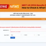 NEET UG 2024 Results Declared, How to Check & What's Next?